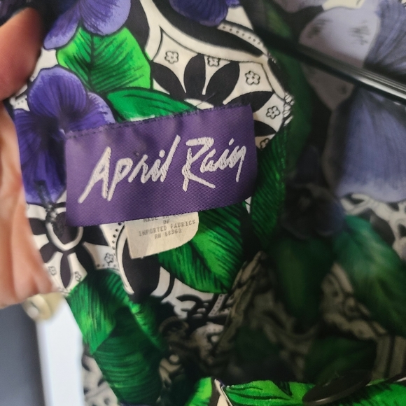 Vintage 80s April Rain party dress - Picture 8 of 9